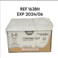 ETHICON 1638H 3-0 (3 Ph.Eur.) PS-2 19 mm 3/8c Reverse cutting 27