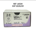 ETHICON J602H Coated Vicryl Polyglactin 910 2-0 UR-6 26mm 5/8c Taperpoint,(36/Box) EXP 2025 09