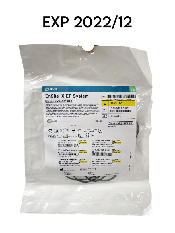 ABBOTT D-ENS-INQ-Q-CBL EnSite X EP System Catheter Connector Cable EXP 2022 12