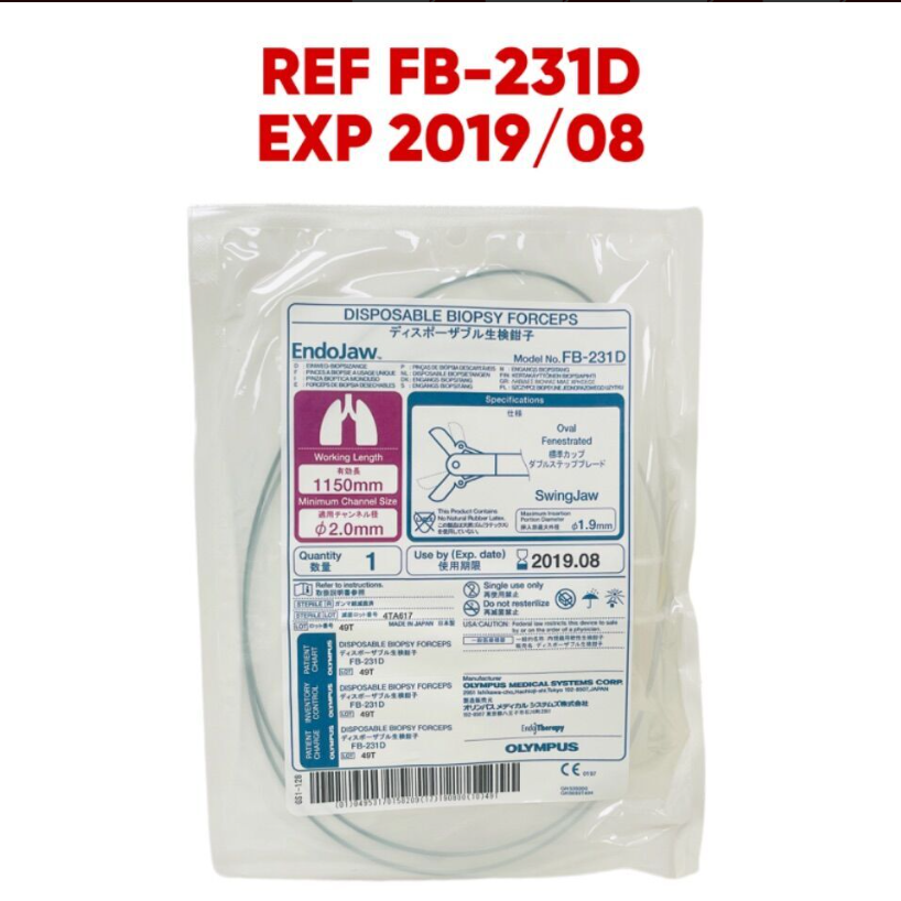 OLYMPUS FB-231D EndoJaw DISPOSABLE BIOPSY FORCEPS EXP 2019 08