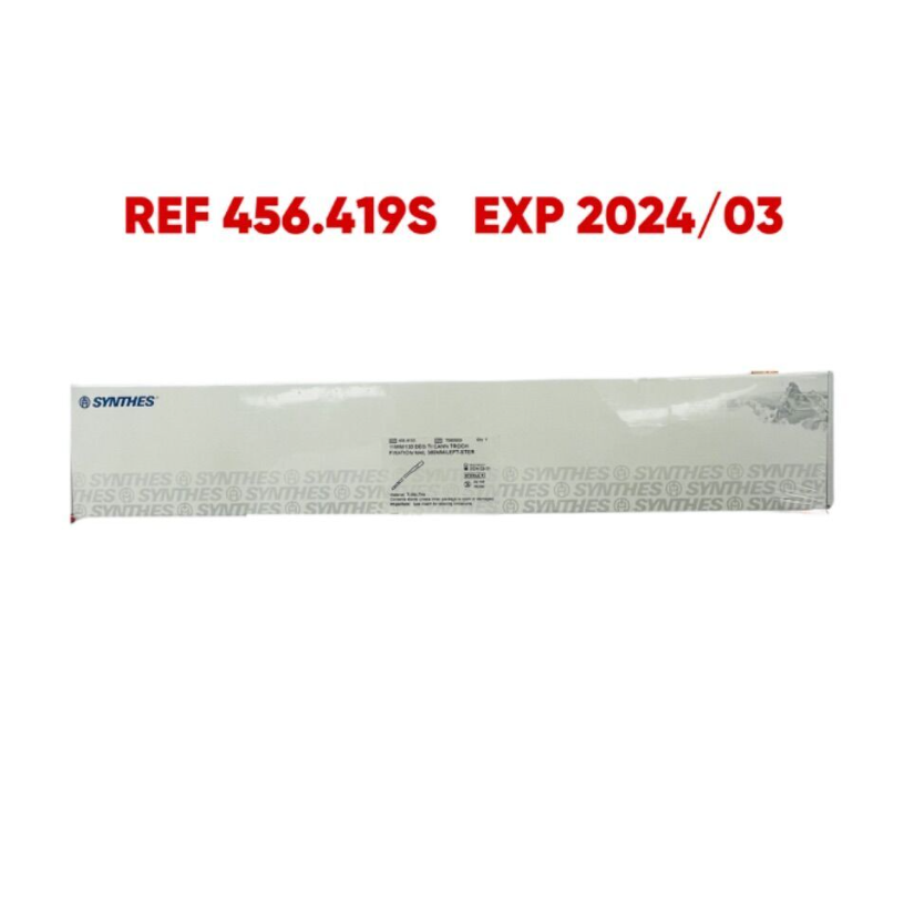 SYNTHES 456.419S 11 MM/130 DEG TI CANN TROCH FIXATION NAIL 380MM/LEFT-STER EXP 2024 03