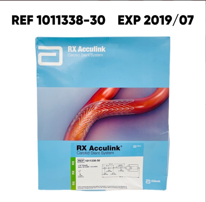 ABBOTT 1011338-30 RX Acculink Carotid Stent System 6F Sheath  EXP 2019 07