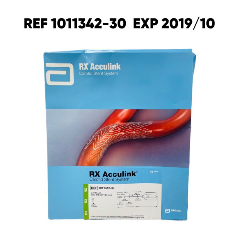 ABBOTT 1011342-30 RX Acculink Carotid Stent System 6F Sheath  EXP 2019 10
