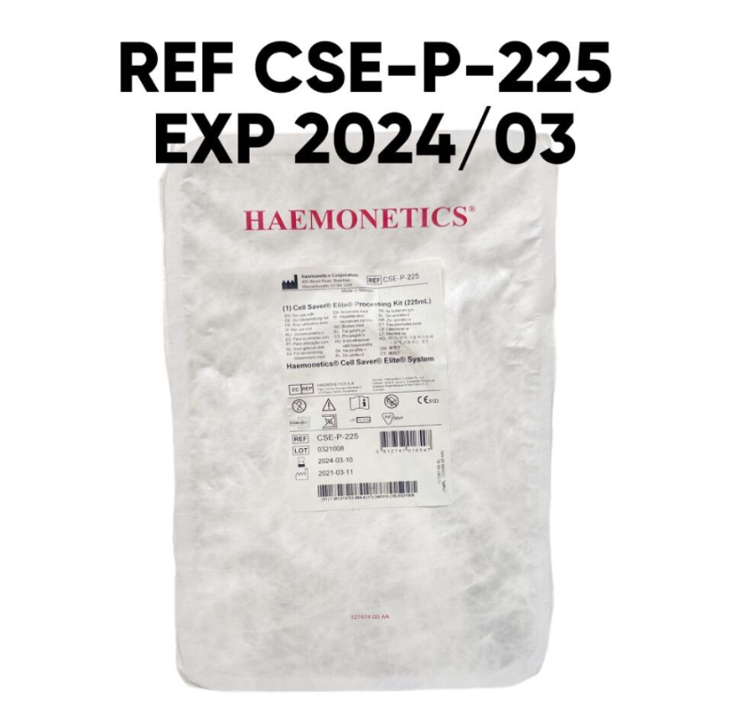 HAEMONETICS CSE-P-225 CELL SAVER ELITE PROCESSING KIT 225ML EXP 2024 03