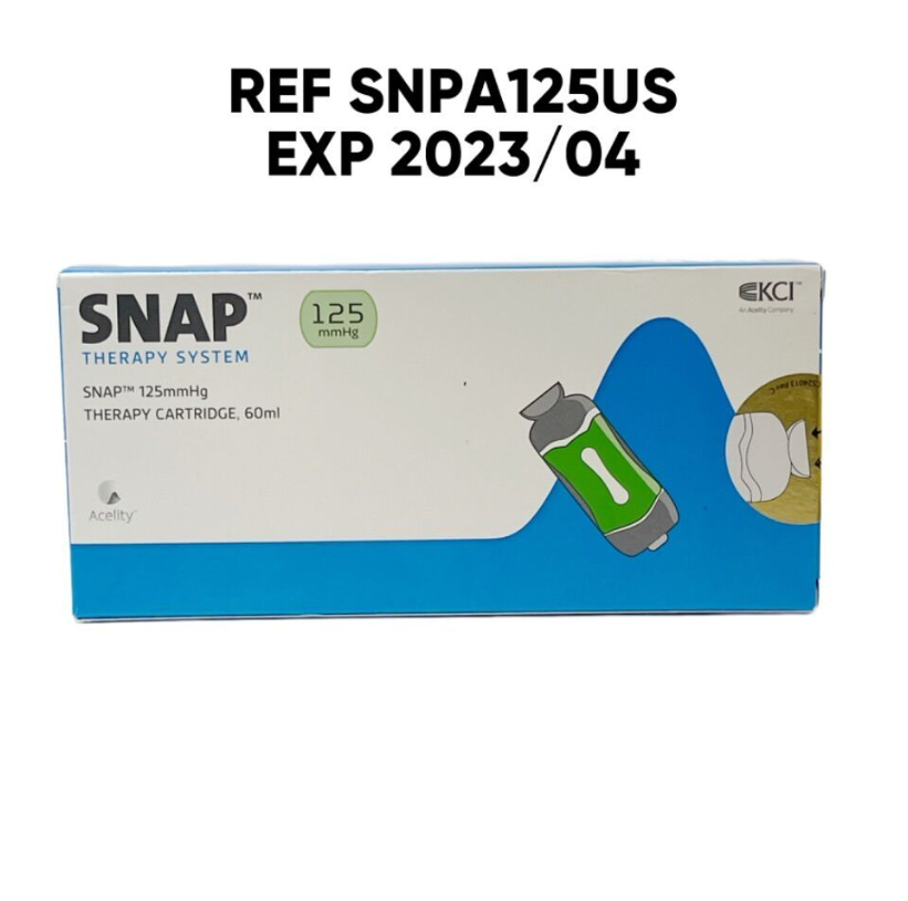 KCI SNPA125US SNAP 125mmHg THERAPY CARTRIDGE 60ml EXP 2023 04