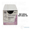 ETHICON VR944 Coated / Traité VICRYL RAPIDE Polyglactin 910) Suture 3-0 (2.0 metric) 36" (90cm) Taper / Effiler CT-1 EXP 2023 05