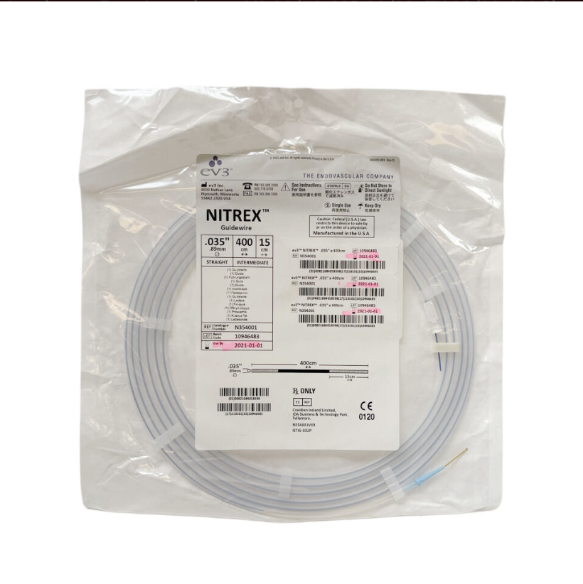 EV3 N354001 NITREX INTERMEDIATE FLEXIBLE SHAFT GUIDEWIRE 0.035
