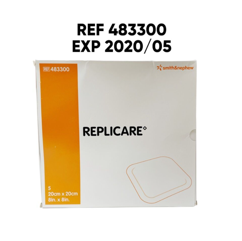 SMITH & NEPHEW 483300 REPLICARE Hydrocolloid wound dressing( 5/BOX) 20cm x 20cm EXP 2020 05