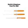 SMITH & NEPHEW 72202457 / 72202458 / 72202459 Fast Fix 360 MENISCAL REPAIR NEEDLE straight  CURVED & Reverse curved  NEW OPEN BOX