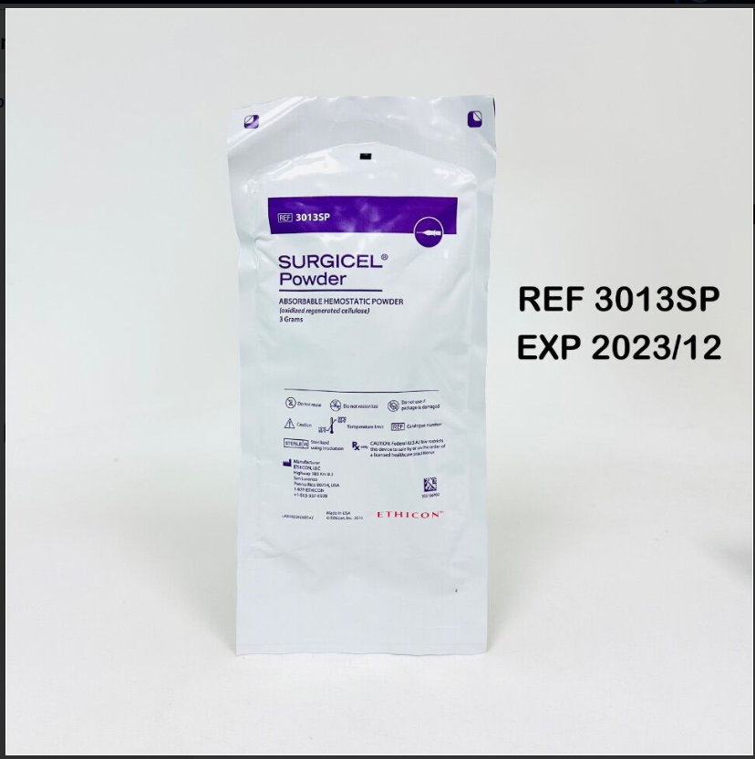 ETHICON 3013SP SURGICEL Powder ABSORBABLE HEMOSTATIC POWDER EXP 2023 12