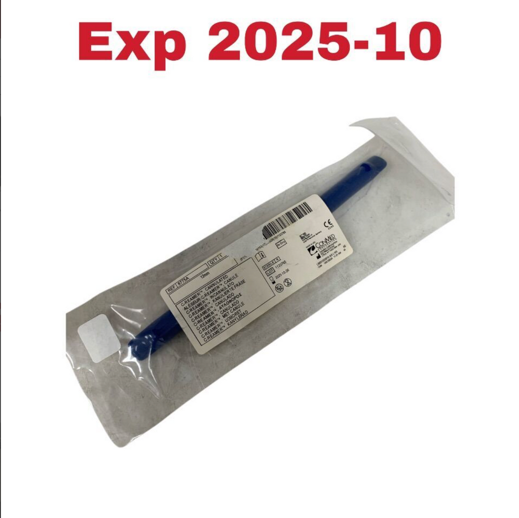 CONMED 8775A Cannulated C-Reamer 12mm Exp 2025 10