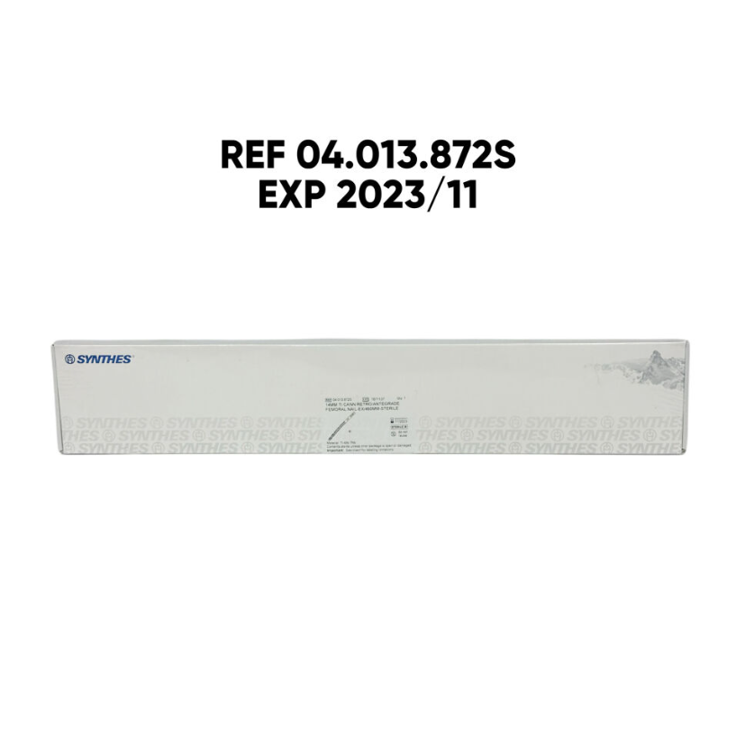 SYNTHES 04.013.872S TI CANN RETRO/ANTEGRADE FEMORAL NAIL-EX/460MM X 14MM EXP 2023 11