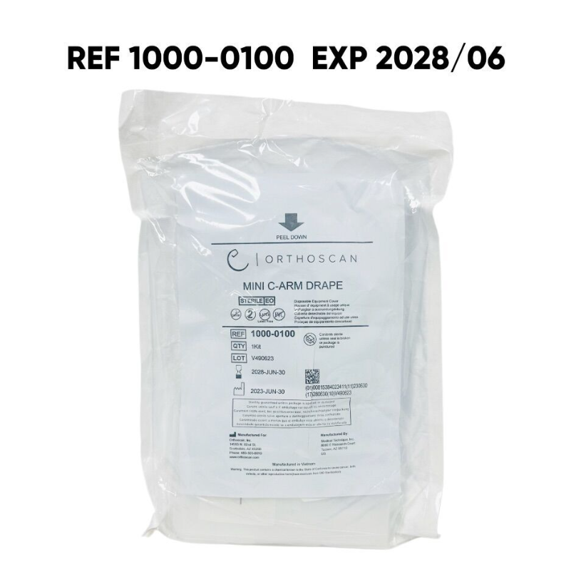 ORTHOSCAN 1000-0100 MINI C-ARM DRAPE  EXP 2028 06