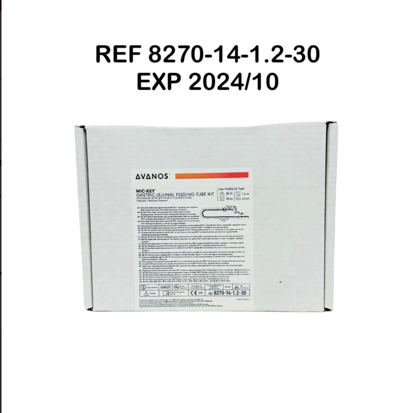 AVANOS 8270-14-1.2-30 MIC-KEY GASTRIC-JEJUNAL FEEDING TUBE KIT TENSION SETS WITH ENFIt CONNECTORS 14 FR EXP 2024 10
