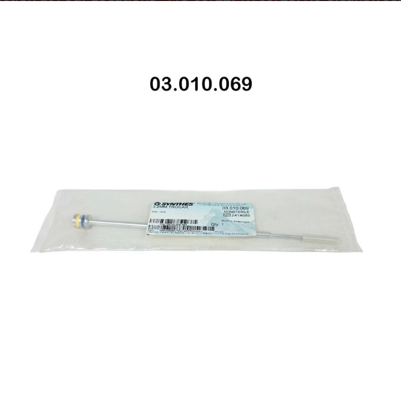 SYNTHES 03.010.069 3.2MM TROCAR for drill sleeve (e.g., 03.010.064)