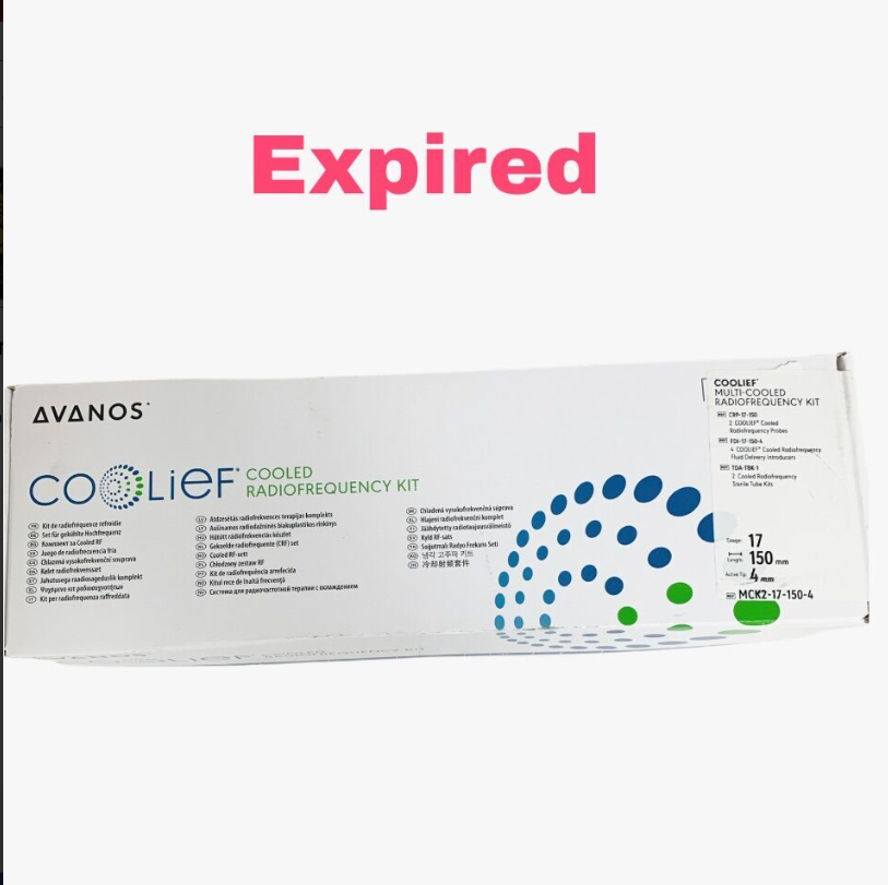 AVANOS MCK2-17-150-4 COOLIEF* MULTI-COOLED RADIOFREQUENCY KIT Gauge: 17 Length: 150 mm Active Tip: 4 mm EXP 2025 01