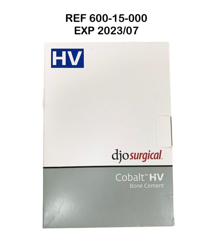 DJO SURGICAL 600-15-000 Cobalt HV Bone Cement  40 g EXP 2023 07