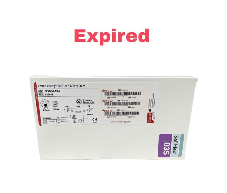 COOK MEDICAL G49655 Cotton-Leung Sof-Flex Biliary Stent EXP 2026 01