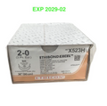 ETHICON X523H ETHIBOND EXCEL 2-0 Green Braided Polyester Suture 36” 90cm SH 26mm 1/2C Taper EXP.2029 02