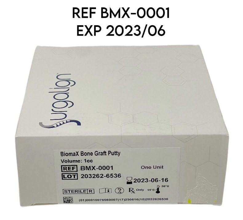 ALLOSOURCE BMX-0001 BiomaX Bone Graft Putty Volume: 1cc EXP 2023 06