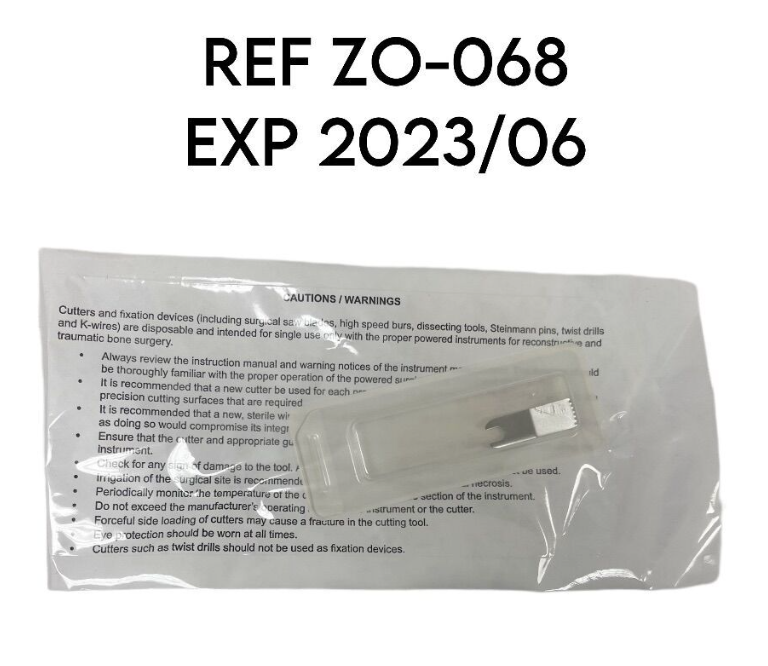 MICRO-AIRE ZO-068 SMALL OSC. SAW BLADE 9.7mm X 13.5mm X 0.6mm EXP 2023 06
