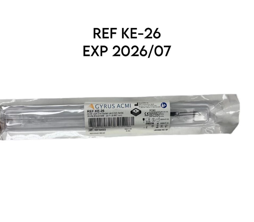 GYRUS ACMI KE-26 ACMI USA Elite System and USA Series Knife Electrode 26 Fr (8.667 mm) EXP. 2026 07