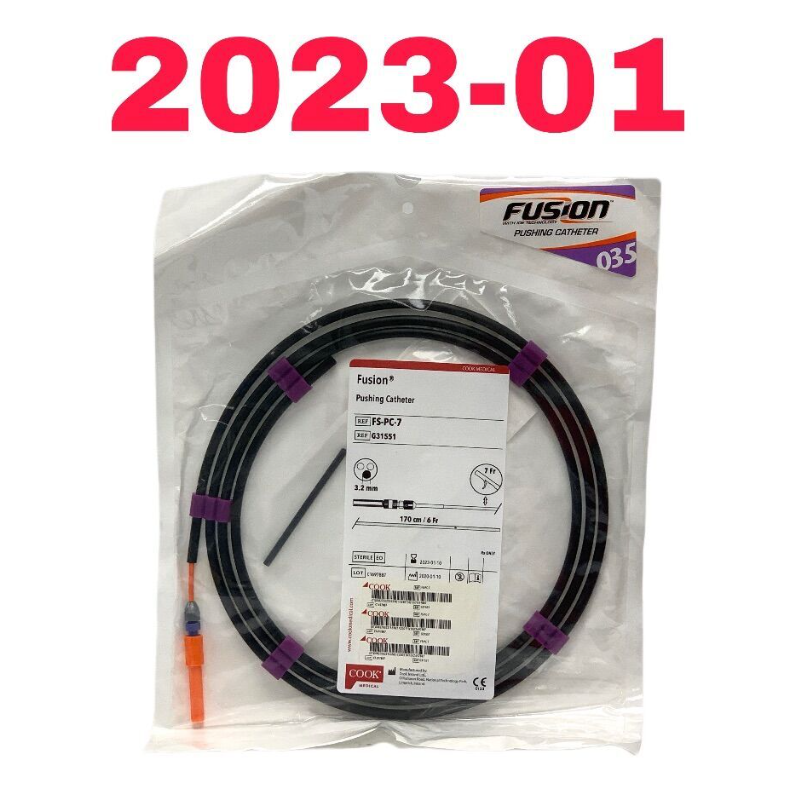 COOK MEDICAL G31551 FUSION PUSHING CATHETER EXP 2023 01