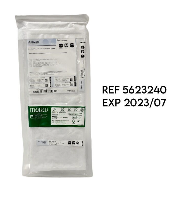 BARD 5623240 DuoGlide Short-Term Straight Dialysis Catheter EXP 2023 07