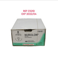 ETHICON C521D NUROLON Nylon Suture BLACK BRAIDED EXP 2022 04