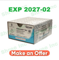 ETHICON K834H PERMA HAND SILK black braided non-absorbable suture EXP 2027 02