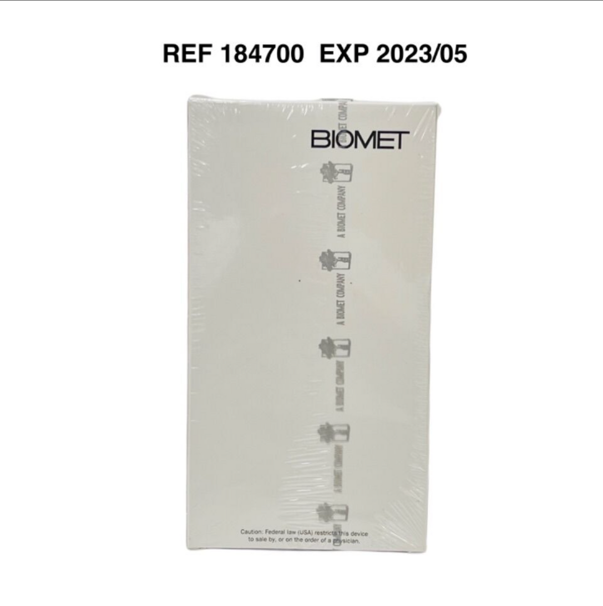 BIOMET 184700 Series-A Standard Patella EXP 2023 05