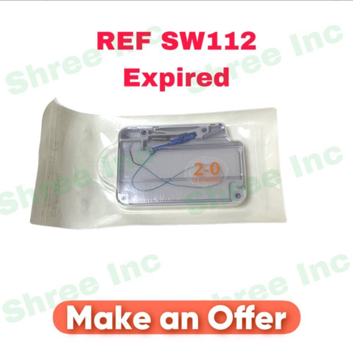 ETHICON ENDO-SURGERY SW112 ENDOSUTURE SYSTEM Reload EXPIRED