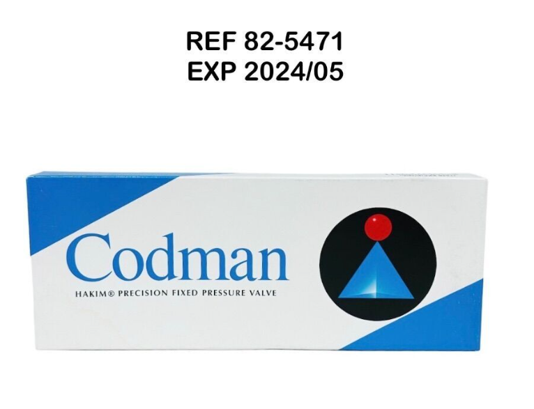 CODMAN 82-5471 HAKIM Precision Fixed Pressure Valve EXP 2024 05