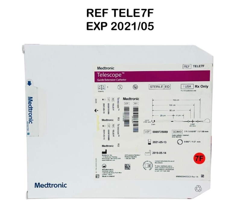 MEDTRONIC TELE7F Telescope Guide Extension Catheter 7F EXP 2021 05