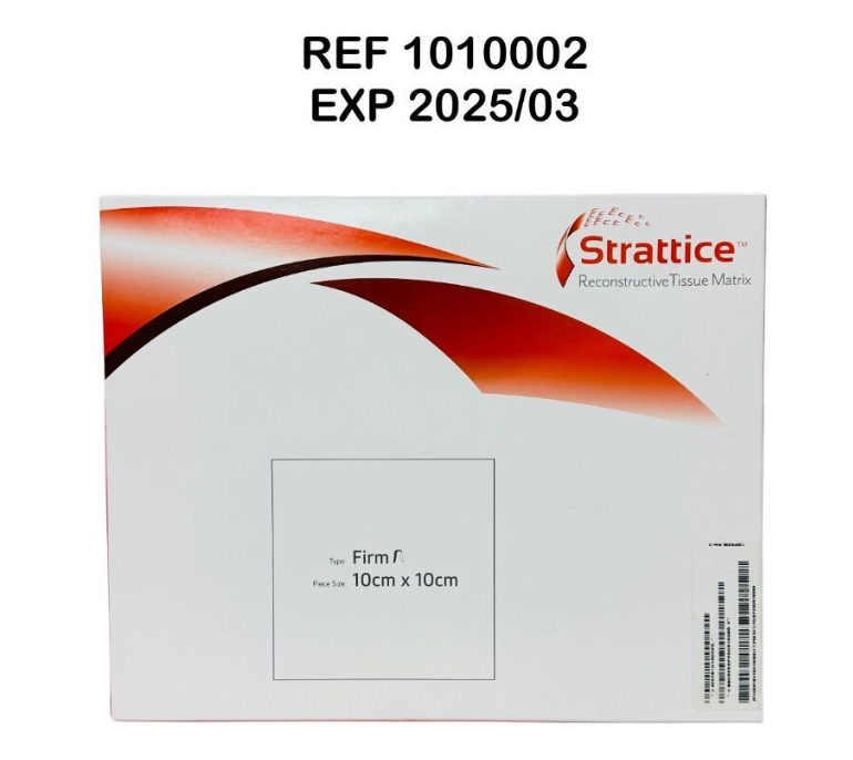 ALLERGAN 1010002 STRATTICE Tissue Matrix FIRM  10cm x 10cm EXP 2025 03