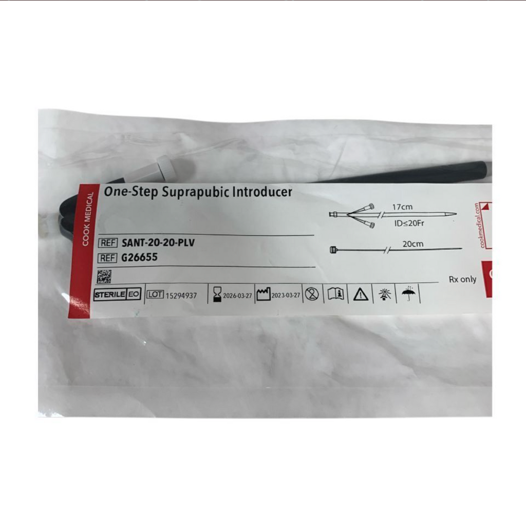 COOK MEDICAL SANT-20-20-PLV / G26655 One-Step Suprapubic Introducer 20 cm EXP 2026 03