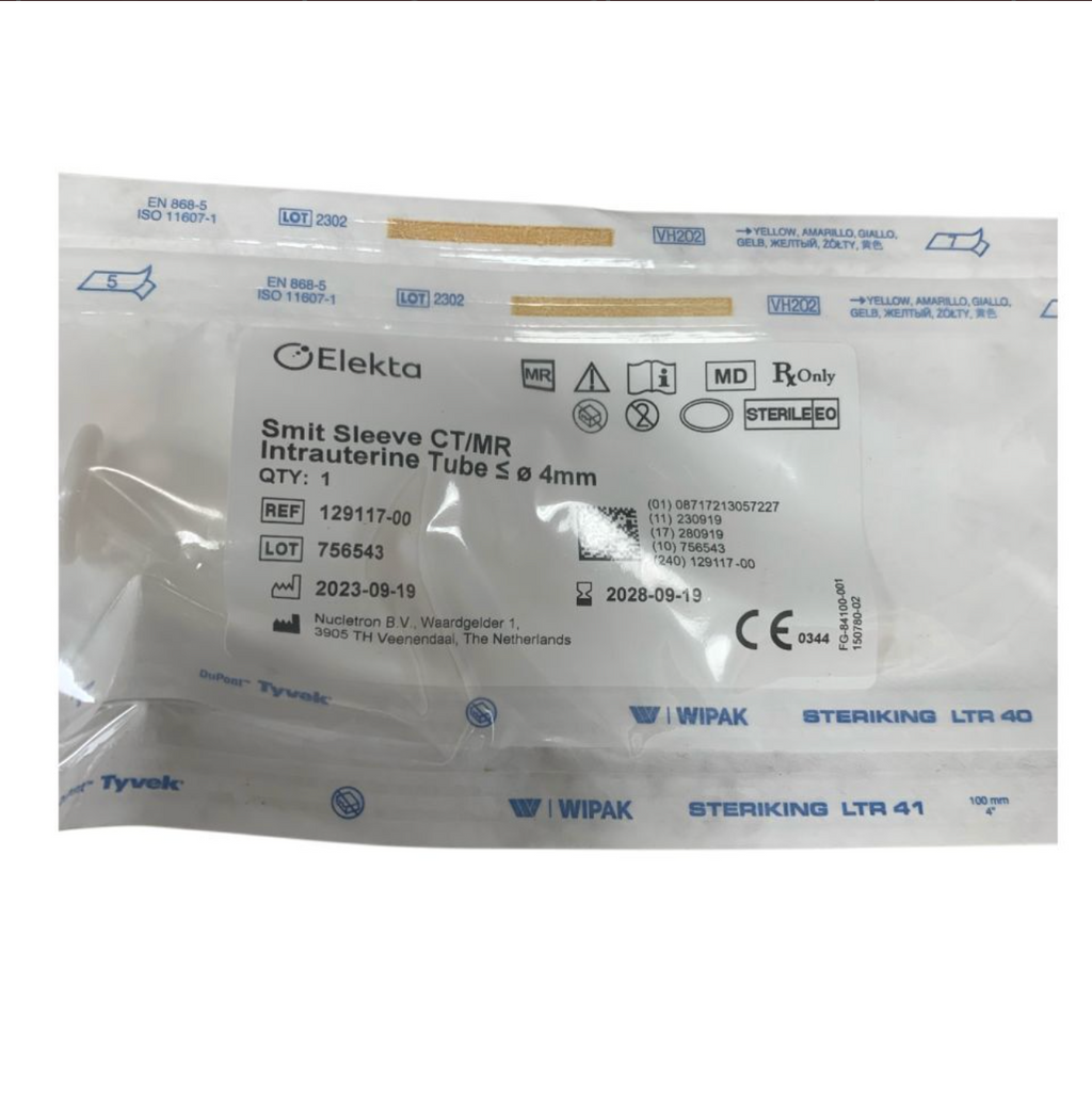 ELEKTA 129117-00 Smit Sleeve CT/MR Intrauterine Tube 4 mm EXP 2028 09