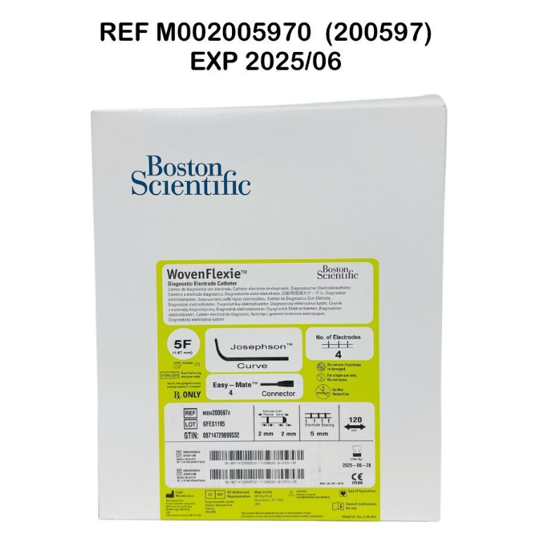 BOSTON SCIENTIFIC M0042005970 (200597) Woven Flexie Boston Scientific Diagnostic Electrode Catheter 5F (1.67 mm) EXP 2025 06