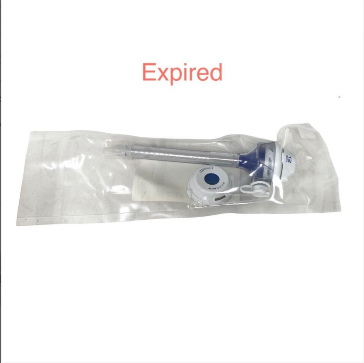 CONMED iAS12-150LPI AirSeal 12mm Access Port & Palm Grip Obturator with Bladeless Optical Tip Exp 2025 08