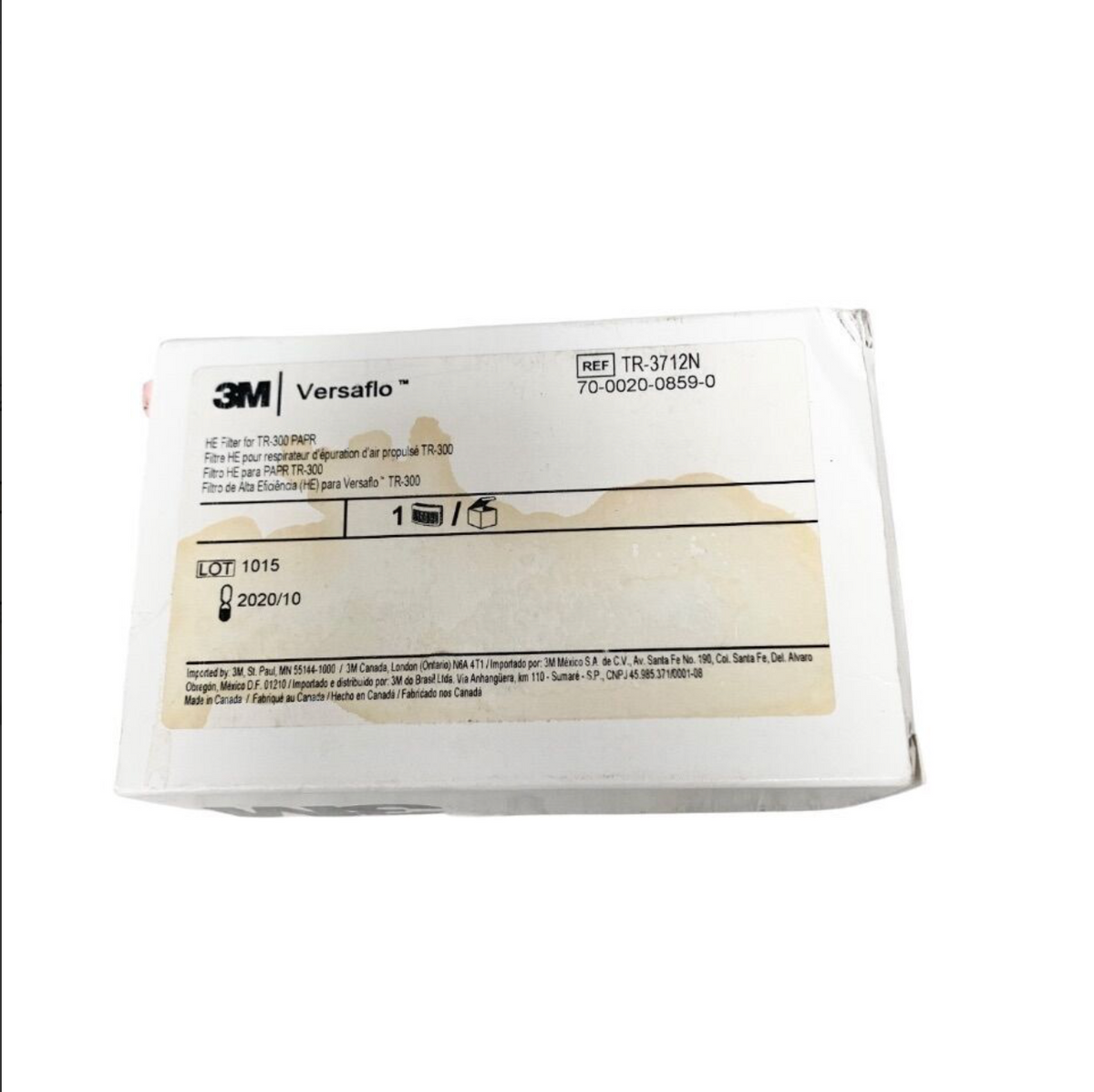 3M TR-3712N VERSAFLO HE Filter for TR-300 PAPR