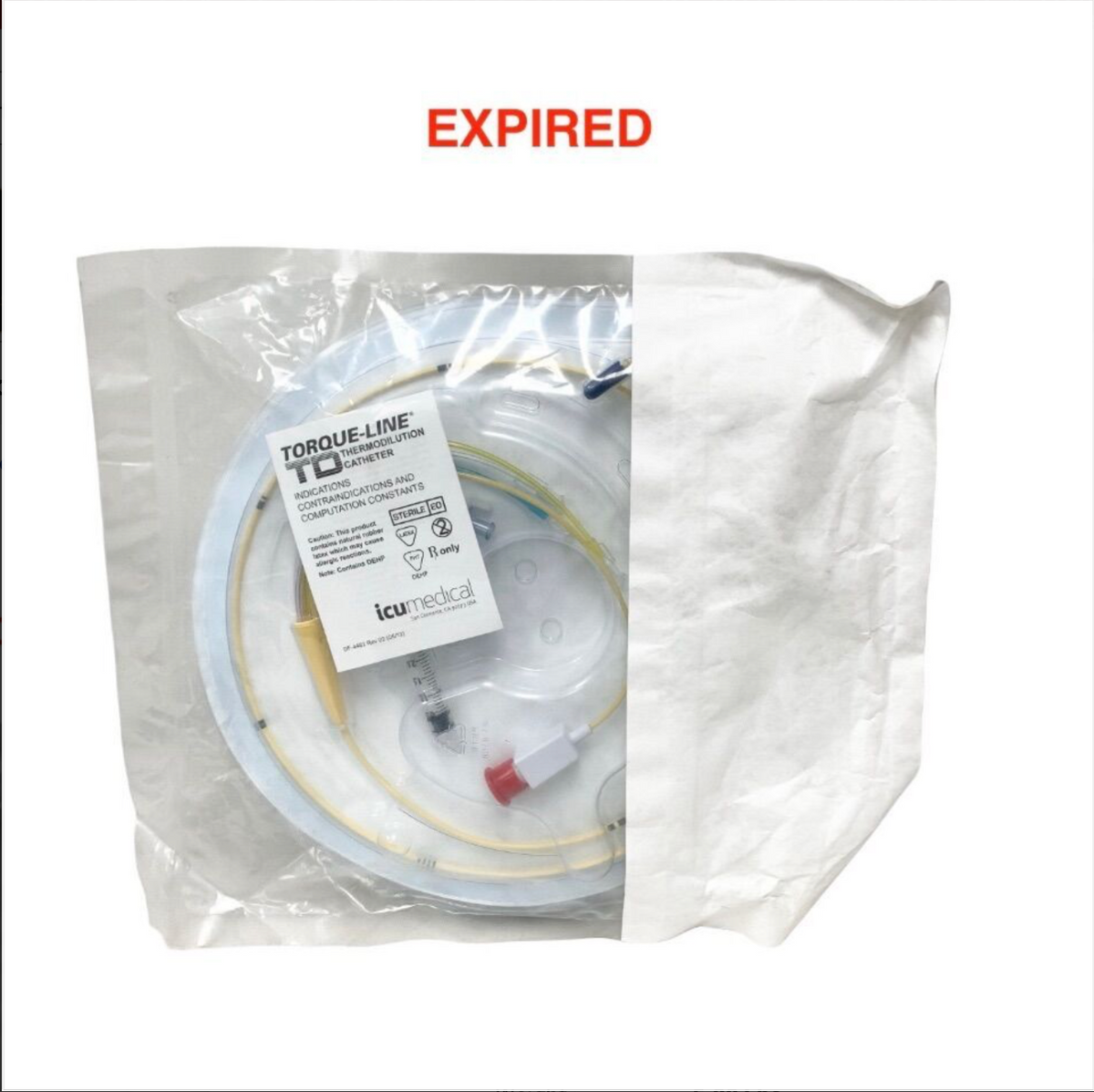 ICU MEDICAL 41240-05 Torque-Line TD Thermodilution Catheter 8F 5-Lumen 110cm Exp 2025 05
