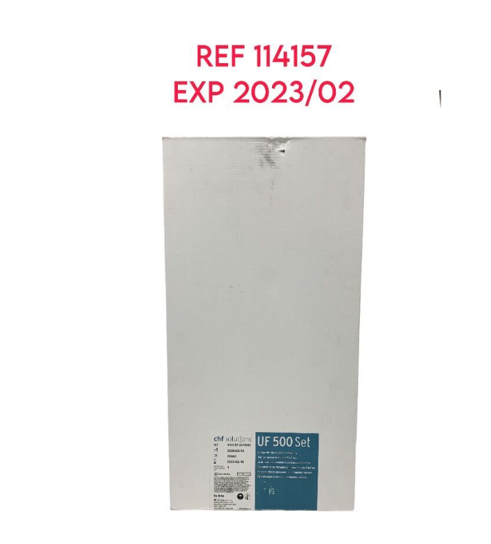 CHF SOLUTIONS 114157 (A1650) UF 500 Set For use with the Aquadex FlexFlow only EXP 2023 02