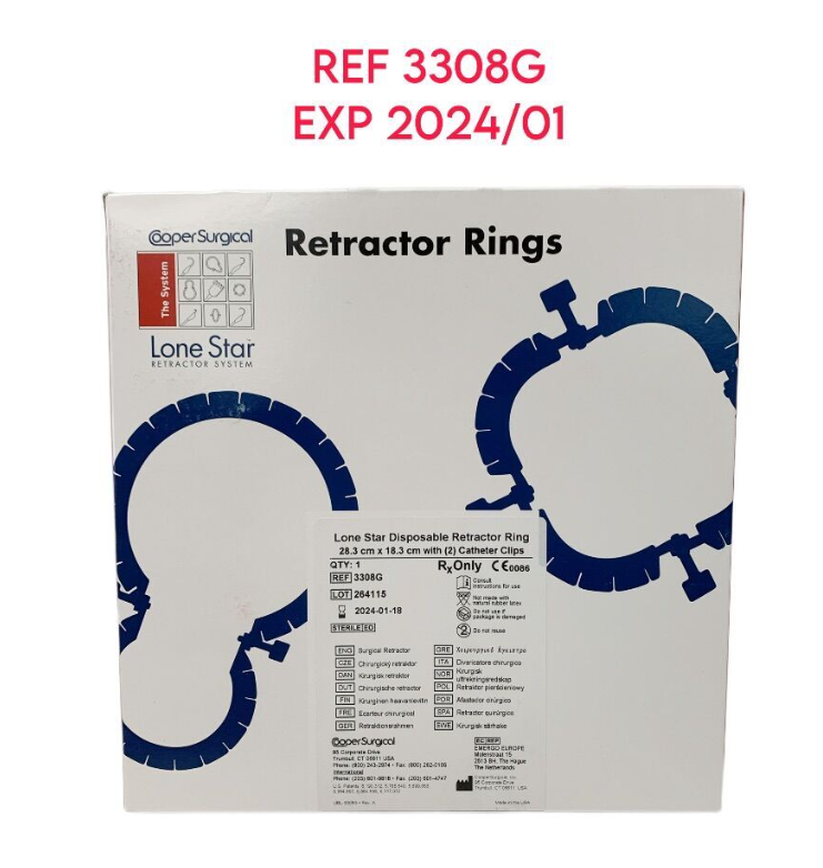 COOPER SURGICAL 3308G Lone Star Disposable Retractor Ring EXP 2024 01