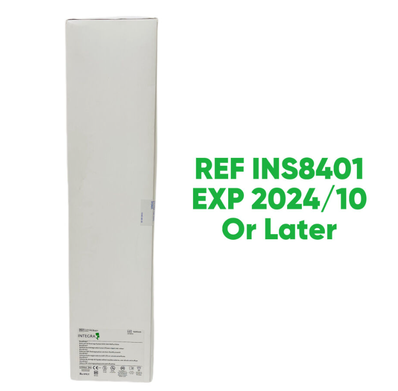 INTEGRA INS8401 AccuDrain External CSF Drainage System With Anti-Reflux Valve EXP 2024 10