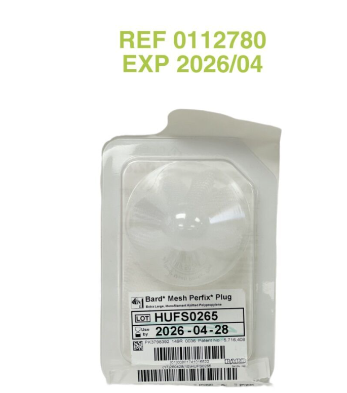 BARD 0112780 Mesh PerFix Plug Extra Large EXP 2026 04