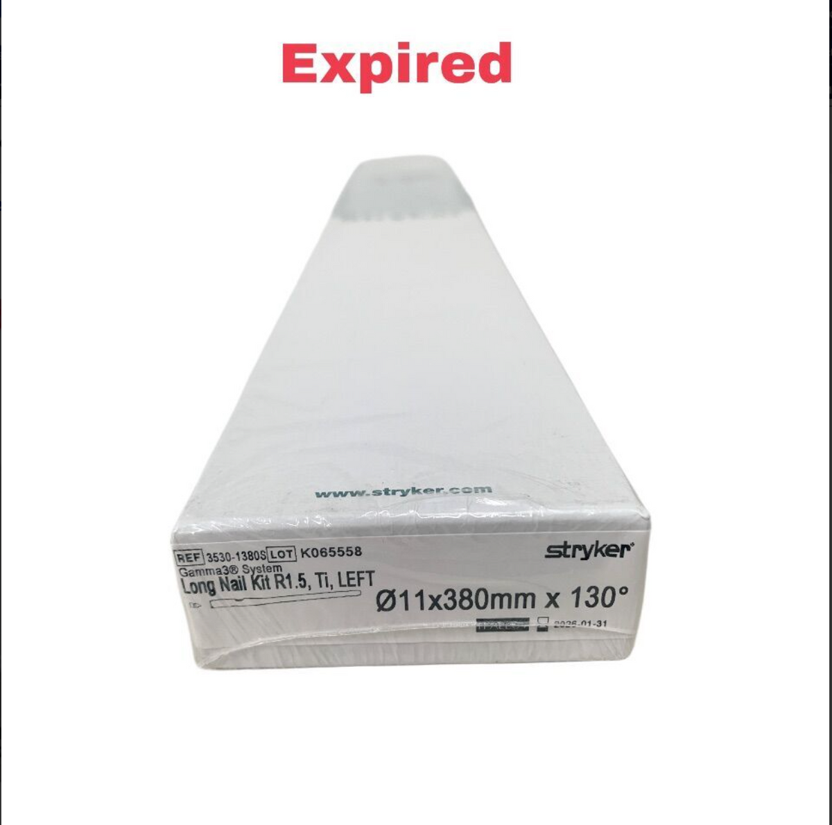 STRYKER 3530-13805 Gamma3 Long Nail Kit 11x380mm 130 EXP 2026 01