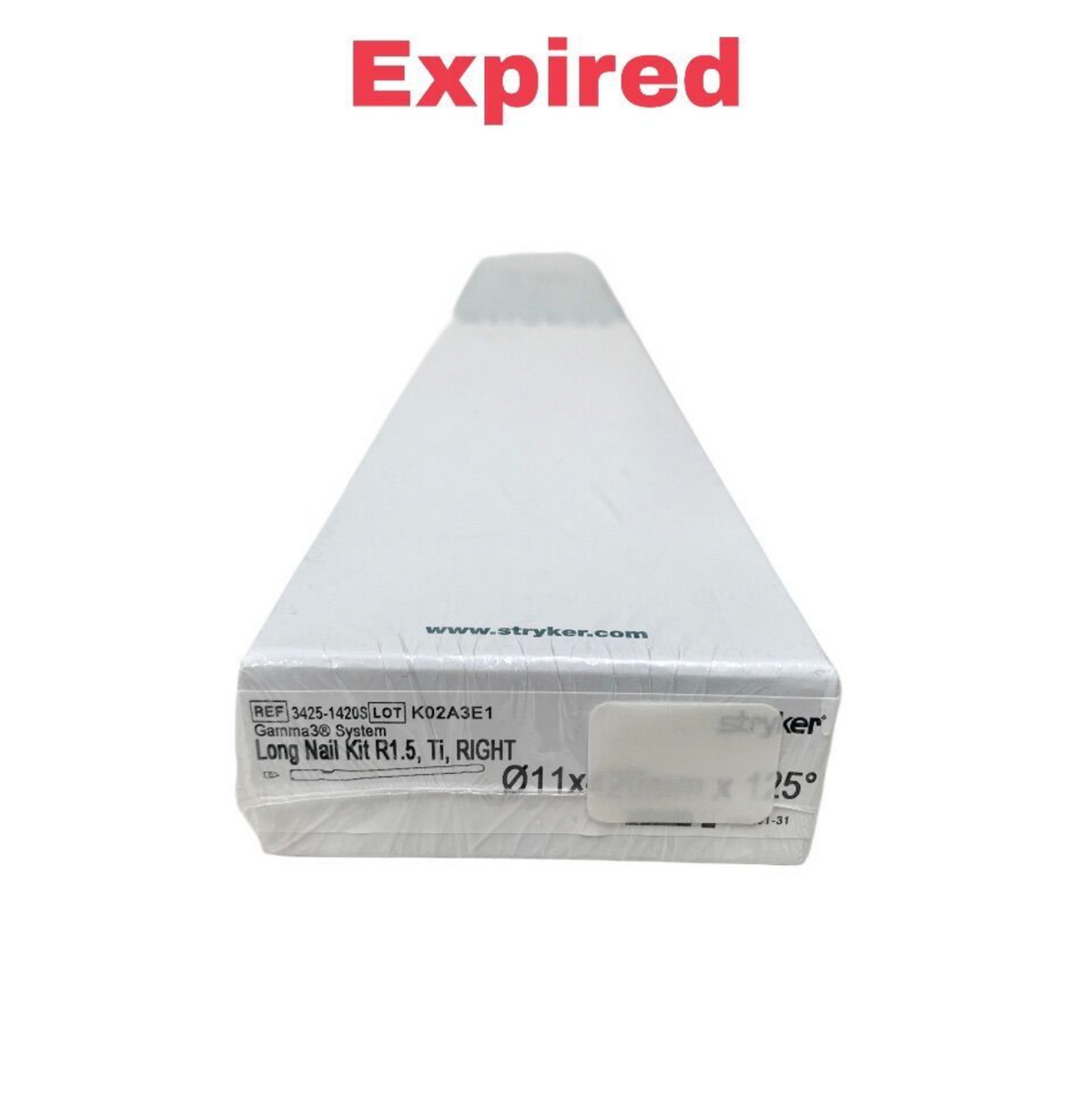 STRYKER 3425-1420S Gamma3 Long Nail Kit 11x420mm 125 EXP 2026 01