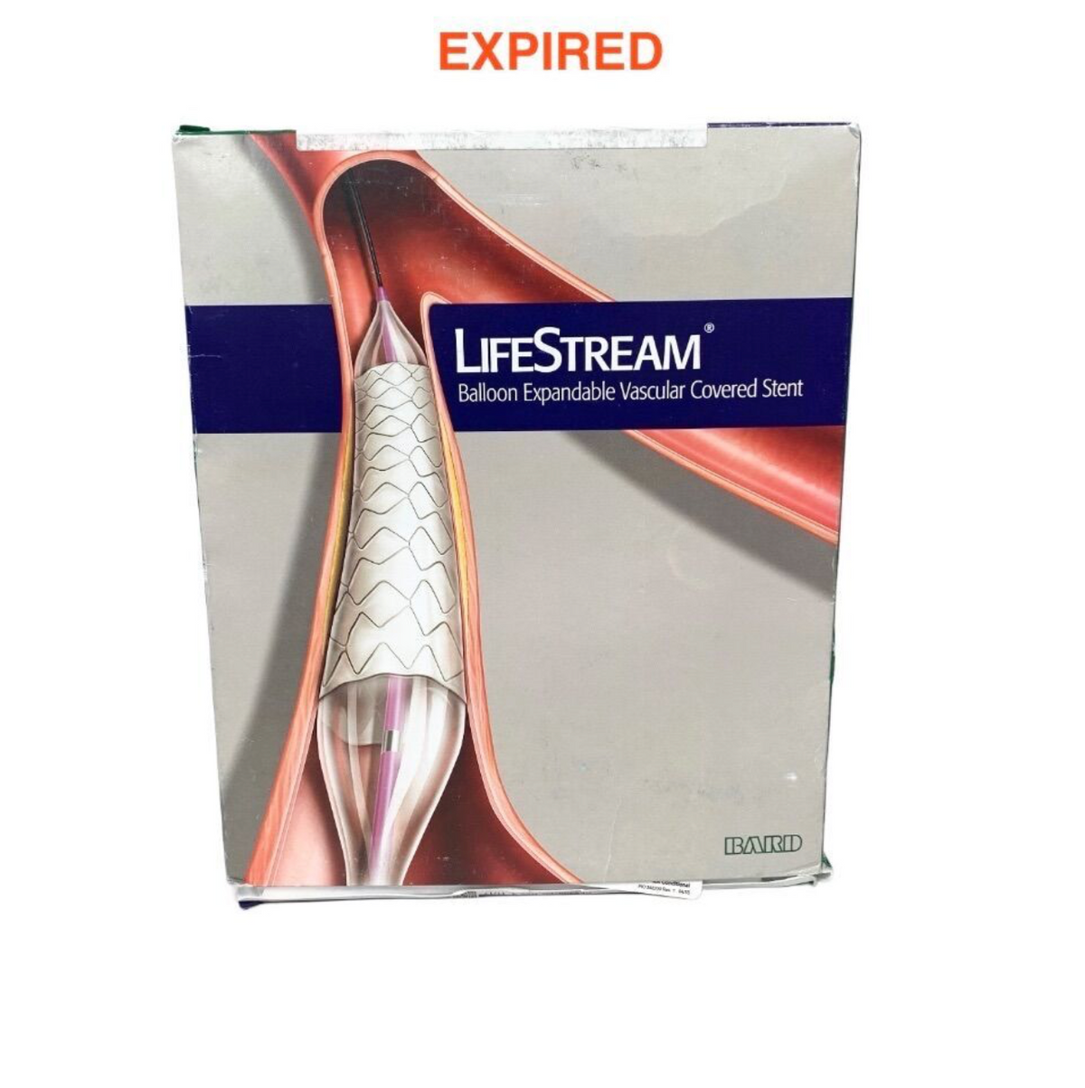 BARD LSMU0800938 BALLOON EXPANDABLE VASCULAR COVERED STENT 8.6MM X 38MM 80CM 7F INTRODUCER EXP 2026 01