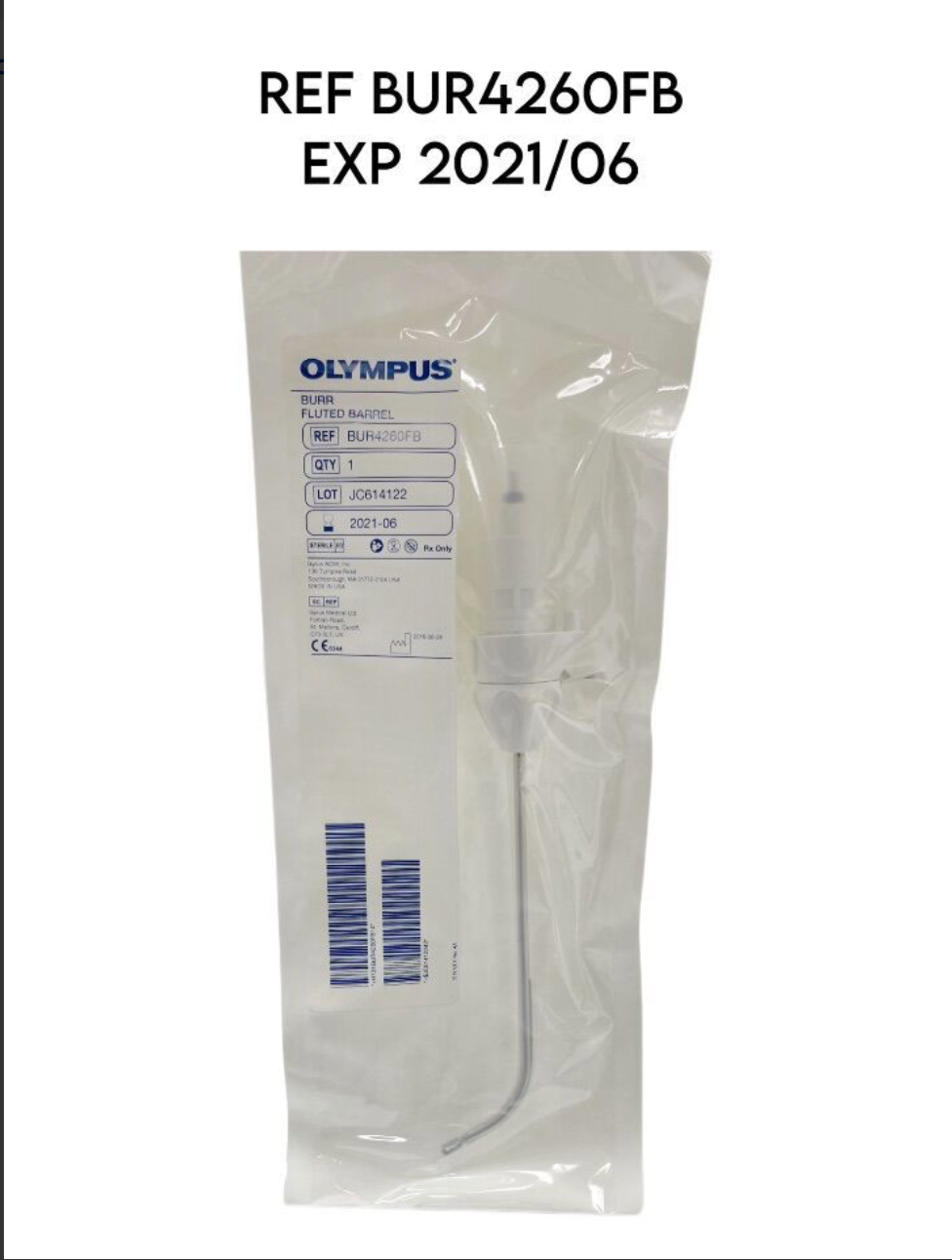 OLYMPUS BUR4260FB BURR FLUTED BARREL EXP 2021 06