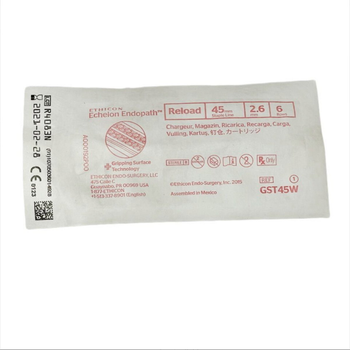 ETHICON GST45W Echelon Endopath 45mm EXPIRED